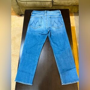 MOTHER Blue Ankle & Cropped Jeans